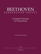 Complete Piano Sonatas Study Scores sheet music cover